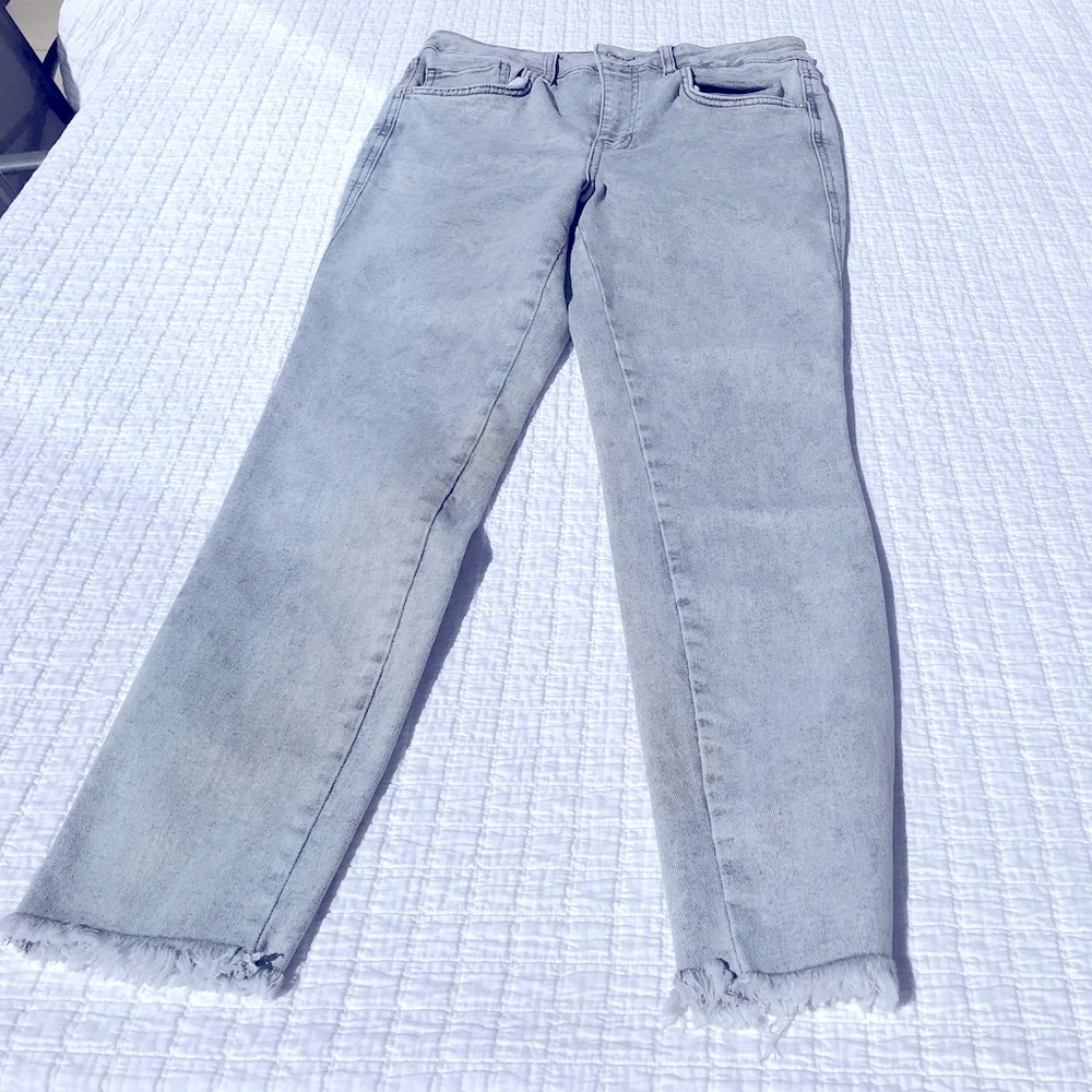 We the Free Jeans with frayed ankles